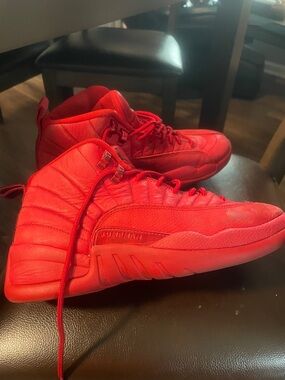 Jordan All-Red High-Top Sneakers